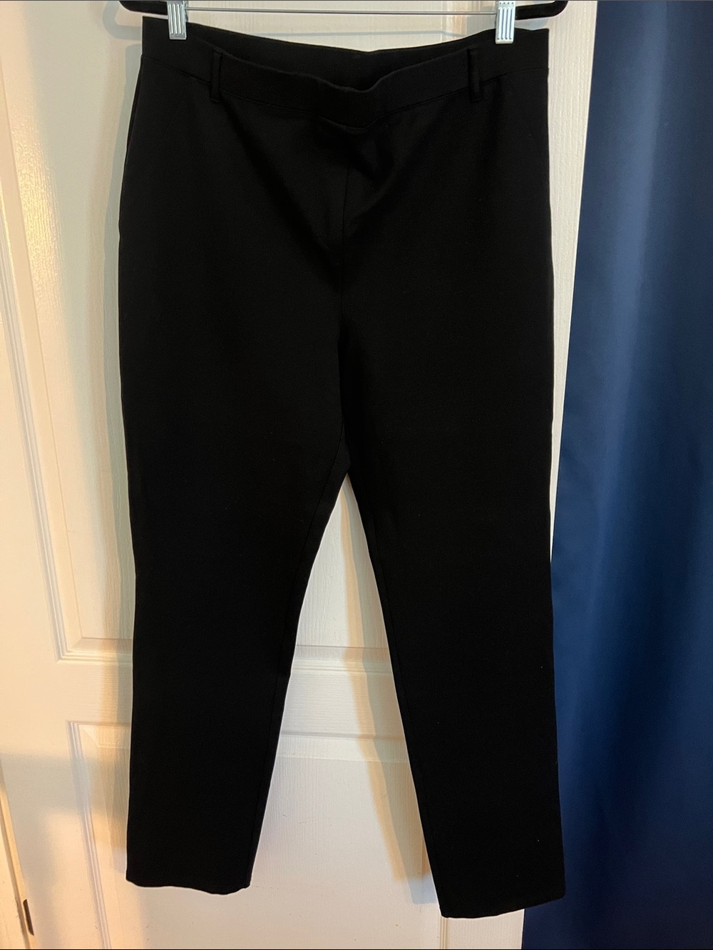 Quince Black ultra Stretch Ponte Straight Leg Pants